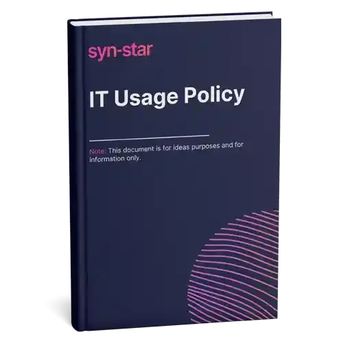 IT Usage Policy Free Download
